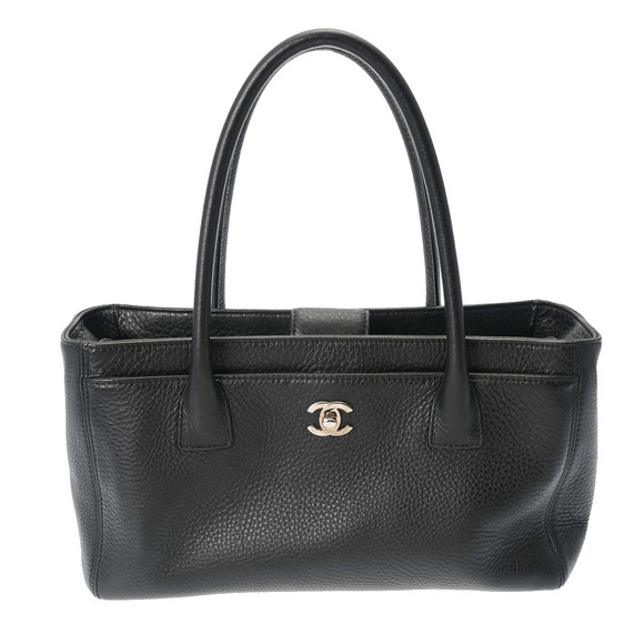 Chanel Handbags - CHANEL Executive Tote Bag Black Grained Calfskin